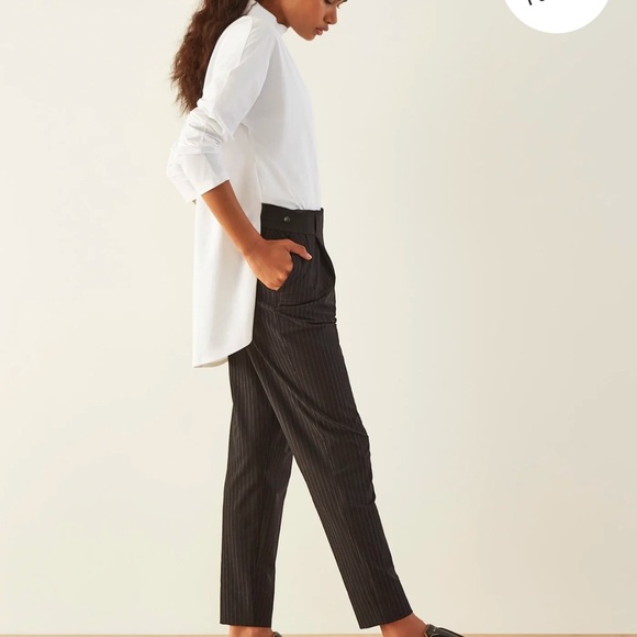 Aday Something Borrowed Shirt Womens Medium XL White Button Up Long Sleeve Nylon - Picture 2 of 10